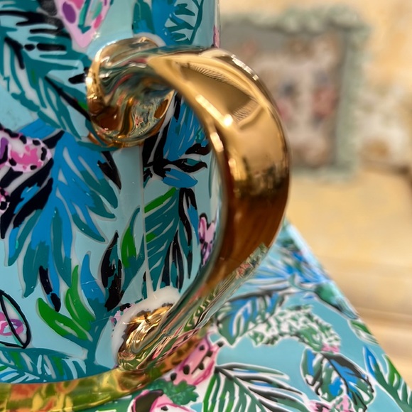 Lilly Pulitzer "Barking Up the Palm Tree" Mug - New in Box - Picture 9 of 11